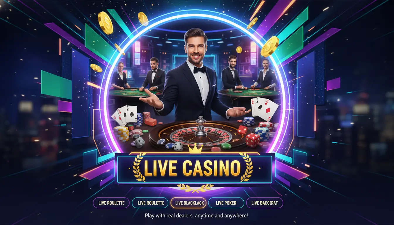 Spil live casino hos Princess casino